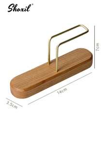 shoxil 1 pieza Soporte para filtros de café - Base de madera Recipiente para estante de café para bar/hogar/oficina, compatible con filtros #1/#2/#4/V60