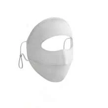 Máscara de Sol Elegante e Respirável, Cor Sólida, Ajuste Elástico para Passeios de Verão e Casuais - Lavar à Mão ou Limpar a Seco, Proteção UV, Máscara