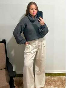 Women Sweaters - Graphite - View 2