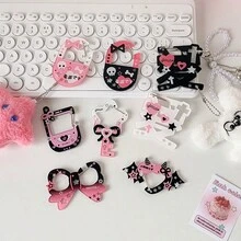 亚克力不对称多功能钥匙扣登山扣登山钩，学校用品，返校 - 彩色 - 查看 5