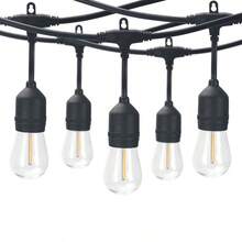 48ft Outdoor String Lights Shatterproof And WeatherResistant Bulbs For Backyard And Patio - 48ft+2 - View 9