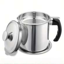1 Set Of Kitchen Grease Container -47.33 Ounce Oil Storage Tank With Filter Cover And Easy To Pour Handle, Suitable For Storing Various Liquids, Suitable For Outdoor Barbecue, Kitchen, Air Fryer And Camping, Olive Oil Distributor Storage Tank, Home Life, Kitchen Dining Room, Kitchen Small Tools, Oil Sprayer, Oil Storage Tank - Multicolor - View 14