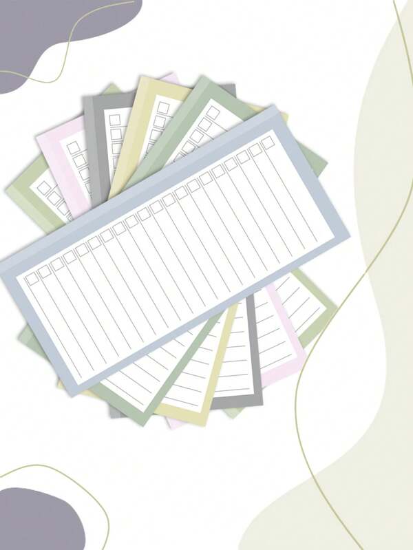1 paquete de blocs de notas magnéticos para refrigerador, bloc de notas magnético para lista de la compra, 50 hojas por bloc para lista de tareas, lista de compras, útiles escolares, vuelta al colegio