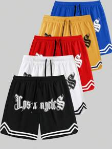 Nuevos shorts deportivos de verano para hombres, casuales, para entrenamiento, tipo jersey, con estampado de estilo novio, ropa de gimnasio para hombres, con cordón en la cintura, shorts de baloncesto, pantalones deportivos ligeros y elásticos perfectos para baloncesto, béisbol, entrenamiento, carreras, fitness, actividades al aire libre