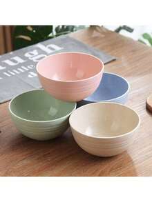 Kit 10 Bowls Bamboo Bowl Dessert Bowls Food Bowl - Nhiều màu - Xem 3