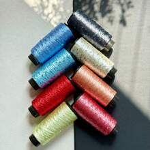 Ice Silk Thread Feature Shiny Sequin Beads Thread Yarn Hair Special Price DIY Hand-Knitting Yarn Fine Line