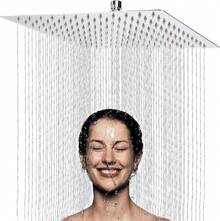 Cabezal de ducha fijo, decoración de baño de verano