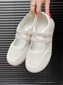 1 双女士平底芭蕾鞋，价格实惠，轻便舒适，2025 年新款休闲一脚蹬软底防滑玛丽珍鞋