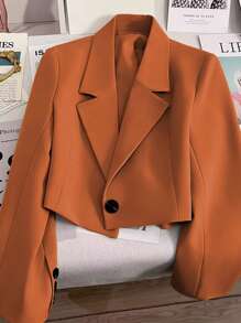 New Style For Spring And Autumn! Spring Clothing. Short Designer Blazer That Can Make You Look Taller. Women's Simple And Casual Short Blazer Jacket, Exuding An Elegant, Youthful And Energetic Charm. It's Suitable For Occasions Such As Banquets, Weddings, Valentine's Day Or Other Important Festival Dates As Well As Parties.Summer Wedding Guest Dress Women Concert Outfit Women