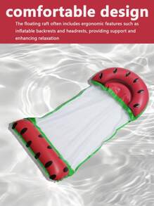 1 pezzo Amaca galleggiante gonfiabile a forma di frutta per adulti, ideale per l'estate, per piscina e spiaggia, regalo estivo perfetto per piscina, accessori per piscina, galleggiante per piscina, piscina, gonfiabile per piscina, festa in piscina, elementi essenziali per la spiaggia