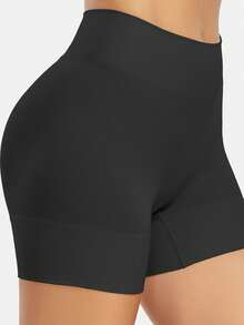 2PCS Women's Plus Slip Shorts For Under Dress Seamless Smooth Shapewear Shorts Anti Chafing Boyshort Panties - Multicolor - View 3