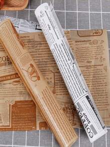 100/400 Sheets Greaseproof Wax Paper, Sandwich Wrapping Paper, Kitchen Baking Paper, Cake Box Liners, Oil Absorbing Paper, Dinner Plate Plaid Paper, Hamburger, Bread And Sandwich Liners (Suitable For BBQ, Picnic, Party And Fast Food)