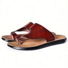 Envío local - Chanclas con estampado de serpiente antideslizante y personalidad, para uso de hombres - [Rojo] - Ver 1