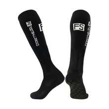1Pair Knee High Long Breathable Non-Slip Grip Socks Ideal For Men Women's Football Basketball Baseball Rugby Soccer Cycling Running Hiking Tennis Skateboard Exercise - Multicolor - View 6