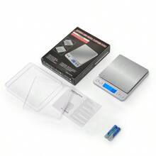 1pc High-Precision Digital Kitchen Scale - 3kg/500g Capacity, 0.1/0.01g Accuracy, LCD Display, Electronic Measuring For Food, Diet, Postal, Jewelry Weighing - Compact, Portable, And Easy-To-Use Design