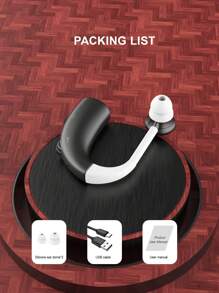 Rechargeable Hearing Amplifier, With Active Noise Elimination, Adjustable Volume Control, Comfortable Silicone Earplugs, Rechargeable And Portable Audio Equipment, Fashionable Audio Accessories And Key Control Functions.