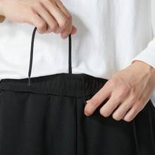 男女通用长裤2025新款训练运动裤健身休闲舒适长裤运动裤23600704-001 - 黑色 - 查看 6