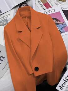 New Style For Spring And Autumn! Spring Clothing. Short Designer Blazer That Can Make You Look Taller. Women's Simple And Casual Short Blazer Jacket, Exuding An Elegant, Youthful And Energetic Charm. It's Suitable For Occasions Such As Banquets, Weddings, Valentine's Day Or Other Important Festival Dates As Well As Parties.Summer Wedding Guest Dress Women Concert Outfit Women