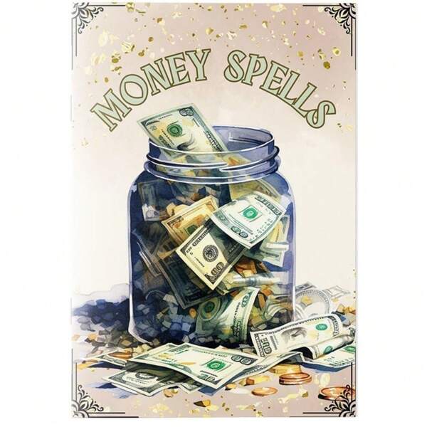 1PC Money Spells: Practices To Attract Wealth, Success, Using Crystals, Candles, Divination Tools, And Specific Timing. Focus And Align Your Consciousness With Your Desired Financial Outcome.