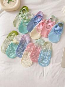 1/6 Pair Fashionable & Comfortable Ombre Yoga Socks, Low Cut Hidden Non-Slip Socks Suitable For Various Sports & Outdoor Activities - Multicolor - View 11