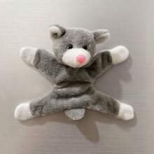 1 pieza Imán de nevera de peluche de conejo y panda. Animales de peluche. Pegatina magnética. Pizarra magnética. Decoración de dibujos animados. Imán de nevera