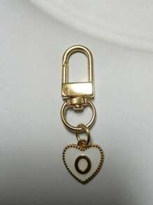 26er Buchstaben Buchstaben Schlüsselanhänger, rundkuppelförmig, zweiseitig, aus Legierung | Initiale A-Z, goldfarbenes Taschen- & Accessoire-Anhänger | Vielseitiger Karabinerverschluss Schlüsselring für Dekoration | Einzigartiges Schreibwaren, Rucksack & Kopfhörer-Taschenverschluss | Ideales Geschenk zum Geburtstag & Lernhilfe zu Halloween