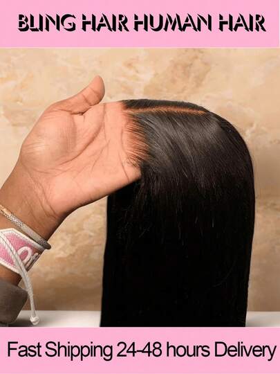 bling hair 6x4 Wear And Go Glueless Wigs Human Hair Pre Plucked Pre Cut 9x6 Straight Lace Front Wigs Human Hair Wigs For Women No Glue Hd Lace Front Closure Ready To Wear Wigs 180% Density 24 Inch Natural Black 13x6 Straight Lace Front Wigs Human Hair 13x4 180% Density Transparent Lace Front Human Hair Wigs For Black Women Glueless Brazilian Virgin Hair 13x6 Lace Frontal Wigs Pre Plucked With Baby Hair Straight Glueless Wig Black Straight Wig Human Hair Natural Black