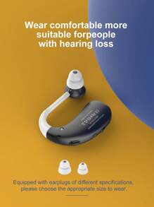 Invisible Noise Cancellation Amplifier For Adults And The Elderly With Mild Hearing Loss-Rechargeable Mobile Hearing Aid With Comfortable Silicone Earmuffs,
