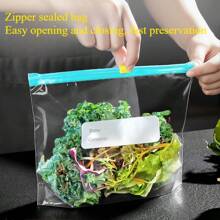 Reusable Plastic Sealed Bag For Food Storage - Suitable For Refrigerators, Versatile, Clip On Closure, Square Container Set (15/20/30 Pieces, Various Sizes) - Durable, Thick Double Lock Sealed Fresh-Keeping Bag - Used For Kitchen Organization And Food Preservation - Ideal Gift For Home Chefs And Families