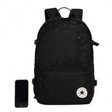 Converse Mochila unisex 2025 Nuevo modelo básico y sencillo para deporte, tiempo libre, viaje y uso diario, mochila escolar estudiantil 10021138-A01