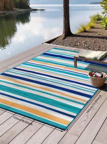Waterproof Reversible Outdoor Rugs: Perfect For Patio, Camping, RV, Picnic, Backyard, Deck, Balcony, Porch, Beach, And Garden Decoration