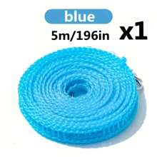1 pièce de corde à linge portable, corde à linge épaissie et améliorée, sans perçage, disponible en plusieurs couleurs et tailles, corde à linge en plastique robuste, antidérapante et résistante au vent, corde à linge de camping, convenant pour une utilisation dans les salles de bain, les balcons, le camping extérieur, les voyages, les écoles, les dortoirs, etc., accessoires de buanderie de la maison, accessoires de camping extérieur, accessoires de salle de bain et de dortoir