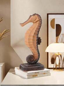 Seahorse Statue Ocean Decor Modern Sculpture Home Gift Decoration Table Centerpiece Crafts Resin Art, Best Birthday, Valentine's Day Gift Birthday