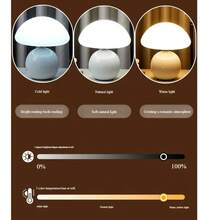 1 PC LED Mushroom Table Lamp -3 Tone Light, Sturdy And Durable, Very Suitable For Bedroom/Bar Environments - Roto-molded Mushrooms - View 8