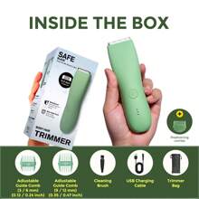 Recortadora profesional de vello corporal, recortadora de entrepierna y Body para hombres, afeitadora eléctrica para pelotas, recortadora de vello púbico para hombres, recortadora de bikini resistente al agua, mejor regalo para un ser querido