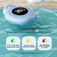 Termómetro del agua del baño del bebé (unidad Celsius), herramienta de medición de la temperatura del agua del baño del bebé con forma de animal de dibujos animados, sirve como advertencia de temperatura en el hogar