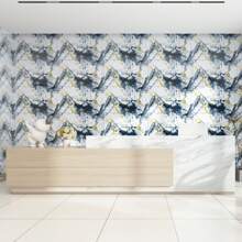 20 Stücke weiße Marmorfliesen Wandaufkleber, einfach anzubringen und abzulösen, wasserfeste selbstklebende Paneele für Küche, Wohnzimmer, Badezimmer, Flur, Zuhause und Dormitorium, 23.62*11.8in