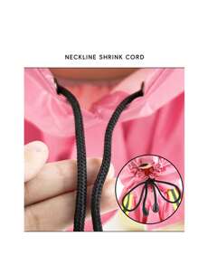 Reflective Dog Rain Poncho, Convenient Outdoor Pet Rain Jacket