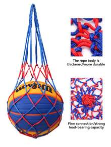 1pc Multifunctional Durable Sports Storage Bag, Sports Training Storage Bag, Basketball Bag, Basketball Net Bag, Ideal For Basketball, Football, Volleyball, Rugby - Multicolor - View 5