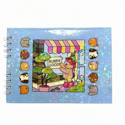 Livro de Colorir  50 Folhas Grossas Caderno de Desenho Pintura Ursinho Livrinho da Moda Ursinh