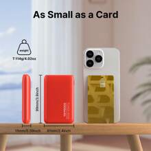 YLYP Ultra Sottile Power Bank portatile da 5000mAh/10000mAh, progettato per emergenze all'aperto, con doppia USB/Type-C/Micro, compatibile con /Android e altri dispositivi elettronici digitali, perfetto come regalo per le vacanze.