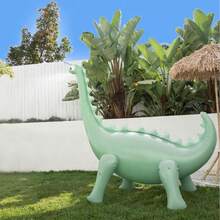 Inflatable Swimming Pool, Large Outdoor Home Family Pool, Thick PVC Collapsible With Slide