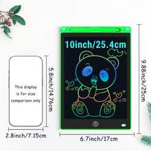 XZBB LCD-Schreibtafeln in verschiedenen Größen 8,5/10/12/16/20 Zoll, Kinderschultafel zum Zeichnen, Multifarbiges Großformat-Schreib- und Zeichenwerkzeug, kreatives Talent, Denkaufgaben für Kinder ab 3 Jahren, One-Touch Bildschirm löschen/sperren, Reise/Geburtstags/Einschulung/Weihnachtsgeschenk, zufälliger Rahmen im Blindpack