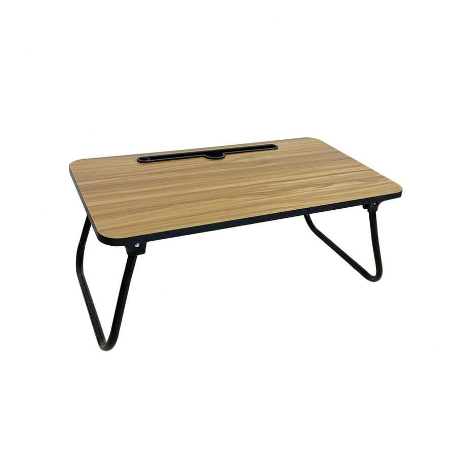 Acomoda Textil Mesa de computador com rodas - Castanho - Ver 1