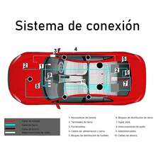 Amplifier Installation Kit RCA Audio Cable Car 8ga Vmingo Mexico - Black - View 7