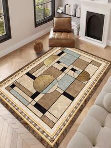 Minimalist & Fashionable Indoor Decoration Carpet, Short Pile Velvet Material Indoor Rug For Living Room, Sofa, Bedroom, Bedside Anti-Slip Mat, Dining Room, Kitchen, Office Chair Pad, Entryway Mat, Outdoor Picnic Blanket, Baby Crawling Soft Carpet, Outdoor Camping Mat