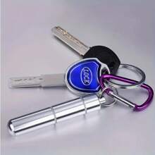 1Pc Aluminum Alloy Material, Waterproof, Anti-Fall, Portable Keychain Suitable For Storage Containers For Medicines, Toothpicks, Cigarettes And Other Valuables Multifunctional Key Pendant, Car Key Pendant