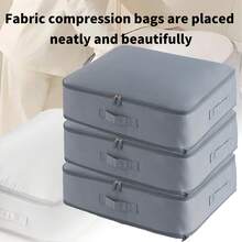 NetHong Clothes Storage Bags Zipped Organizer Underbed Wardrobe Cube Closet Boxes - Blue - View 5