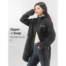 ROCKBROS Raincoat And Rain Pants Boyfriend Style Men WoBoyfriend Style Men Waterproof Rain Poncho Extended Rain Jacket Outdoor For Cycling, Running, Training, Hiking, Mountaineering, M-4XL - Black - View 2