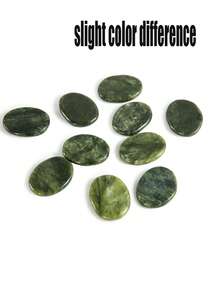 2pcs Natural Jade Eye Patches, 3*4cm Small Size Jade Slices For Eye Area Skin Care, Hot & Cold Therapy,Beauty,Skin Care Products,Spa,Self Care,Skin Care Tools,Face Care,Esthetician Supplies,Massage,Face Massage Tool,Face Roller - Green - View 5